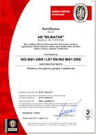 LSO sistemos sertifikatas